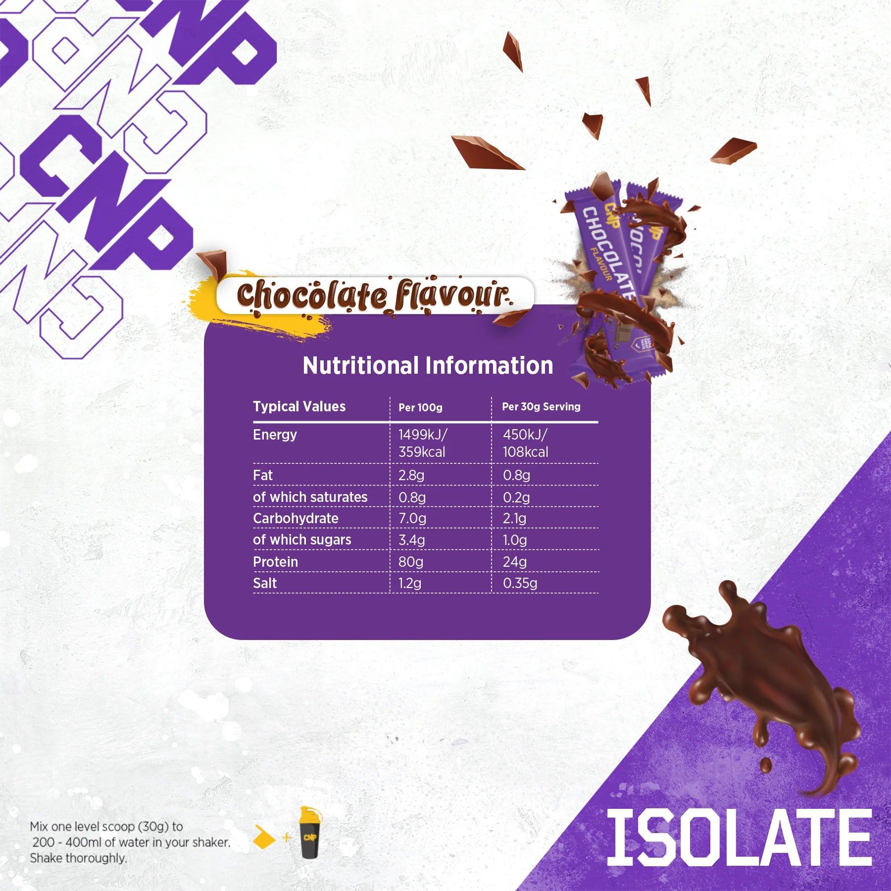 CNP Isolate Protein – 1.8kg – Pure Whey Isolate