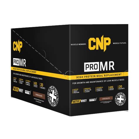 CNP Pro MR Chocolate Malt High Protein Meal Replacement 20 Sachets